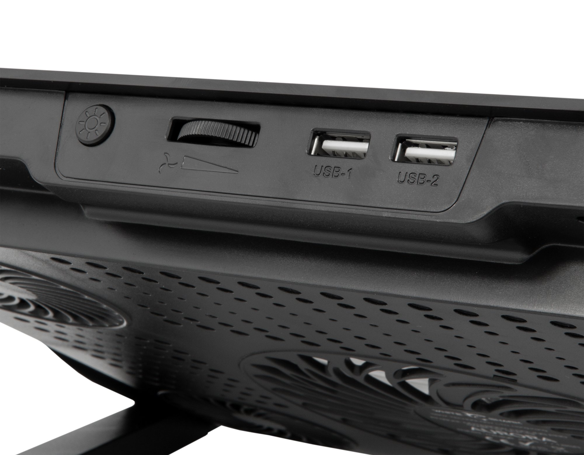 Dissipatore USB per Notebook fino a 17.3'' con 6 Regolazioni di Altezza e 2 Porte USB WHITE SHARK - immagine 7