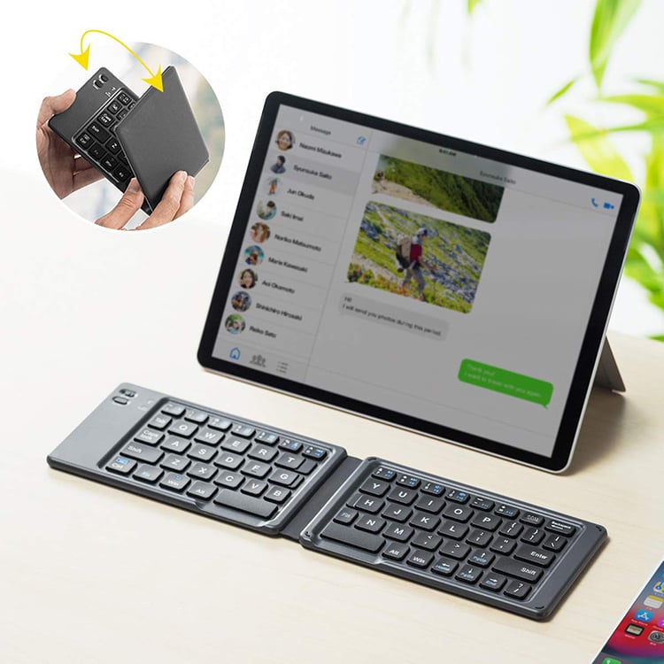 Tastiera Pieghevole Bluetooth USB per Tablet Smartphone TECHLY - immagine 7