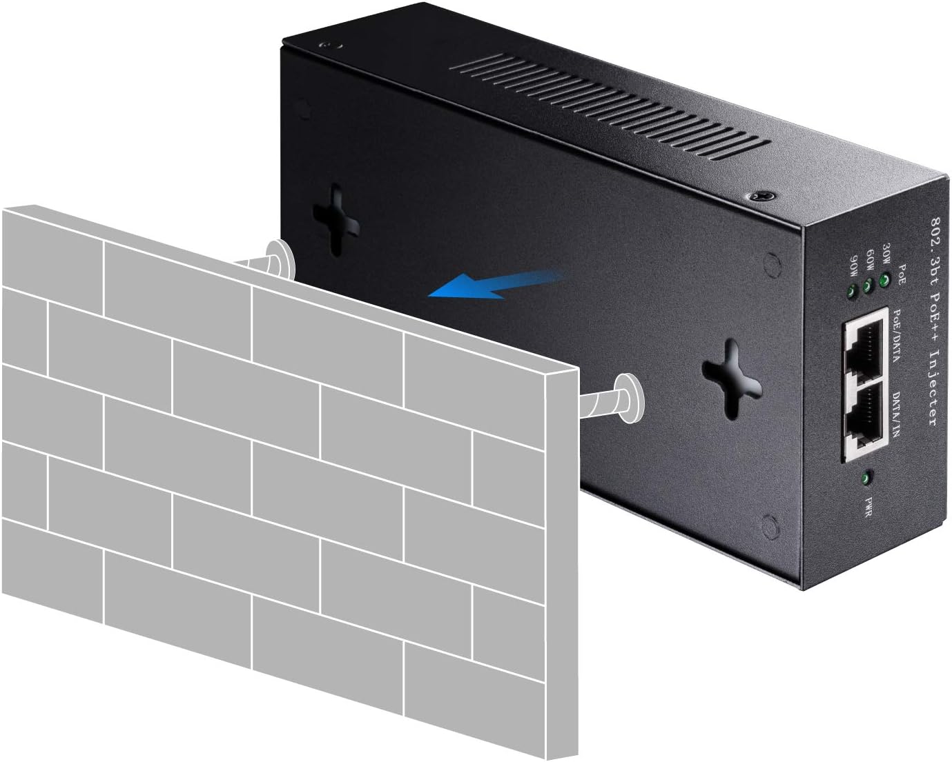 Iniettore Gigabit PoE/PoE+/PoE++ da 90W fino a 100m, POE400 CUDY - immagine 7