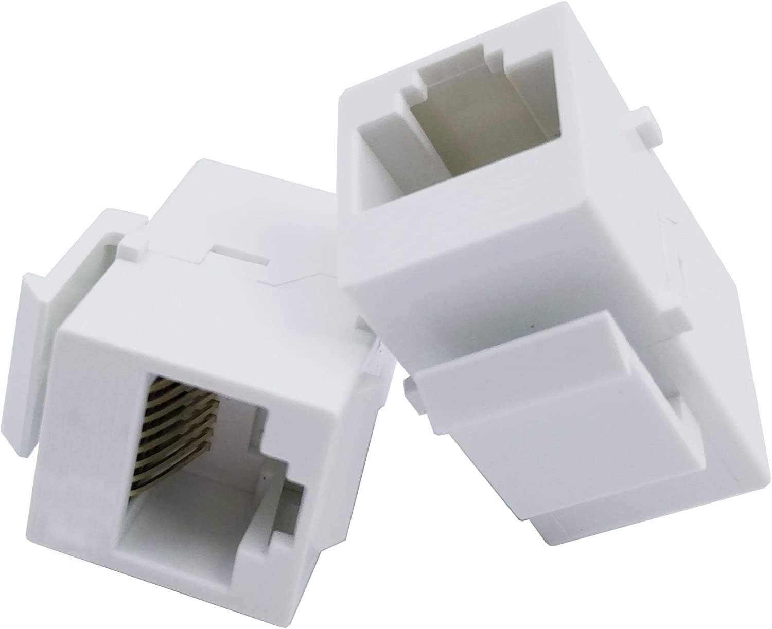 Accoppiatore Keystone RJ45 F/F Cat.5E UTP Bianco TECHLY PROFESSIONAL - immagine 5