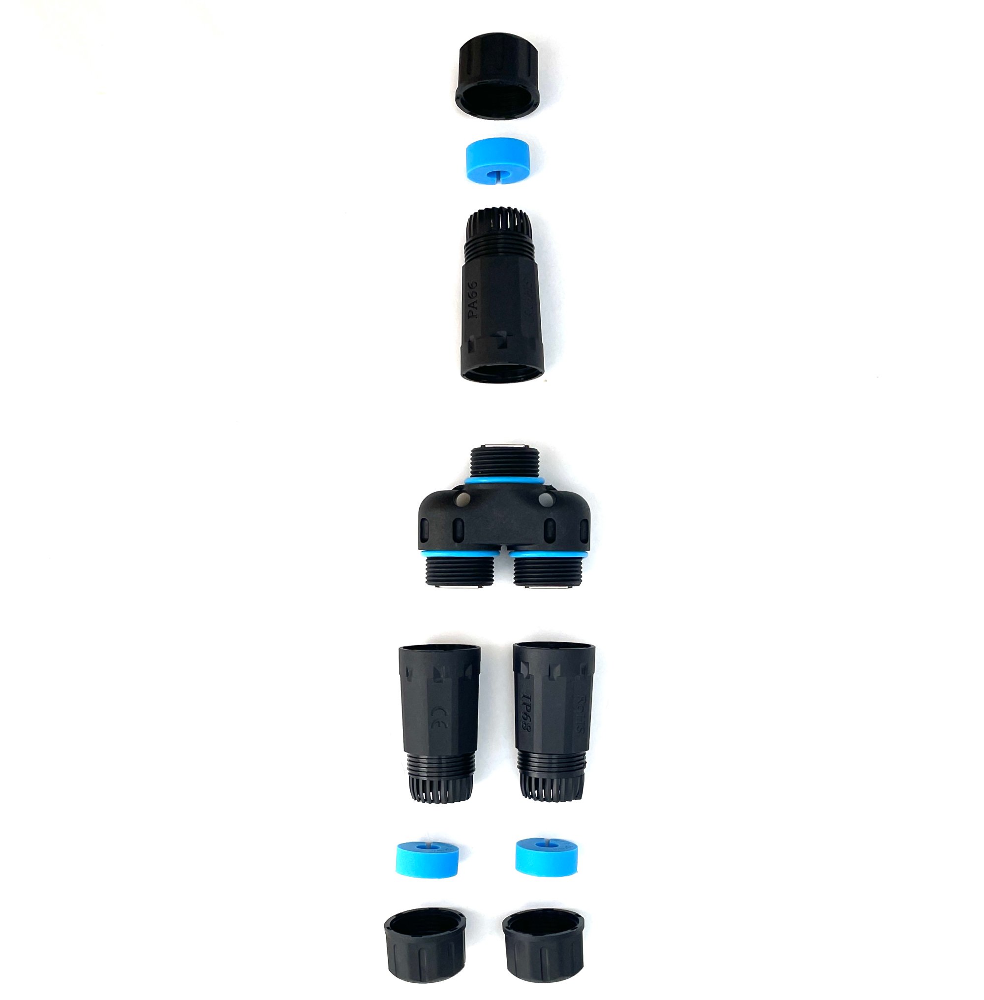 Connettore Adattatore Cat.6 RJ45 1F/2F Configurazione 1:1 Impermeabile IP68 TECHLY PROFESSIONAL - immagine 7