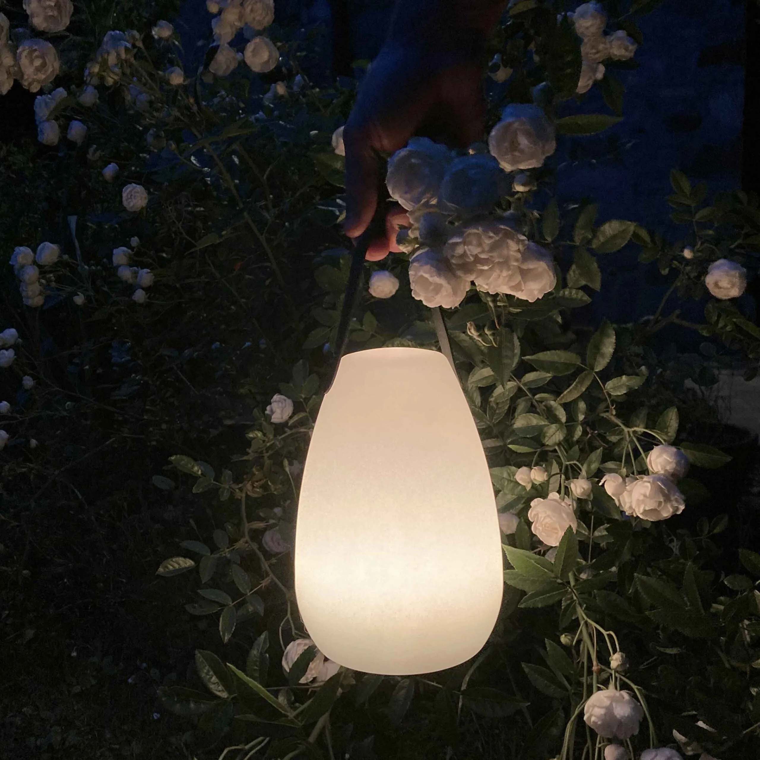 Lampada LED Multicolore Ricaricabile da Tavolo con Maniglia e Telecomando TECHLY - immagine 7