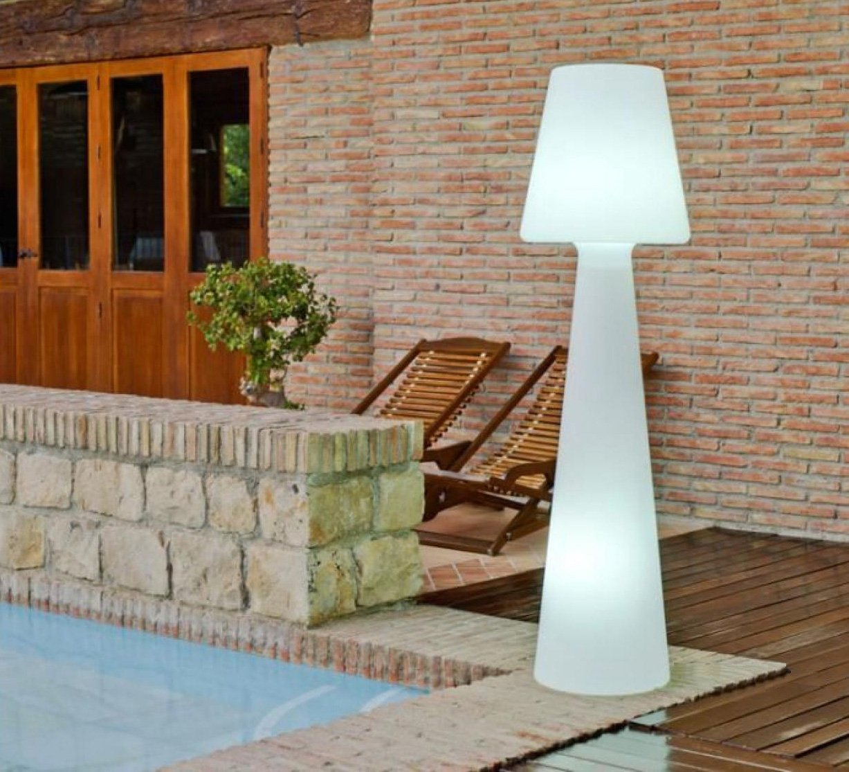 Lampada LED RGB da Pavimento Multicolor 16 Colori Regolazione Intensità IP66 TECHLY - immagine 7