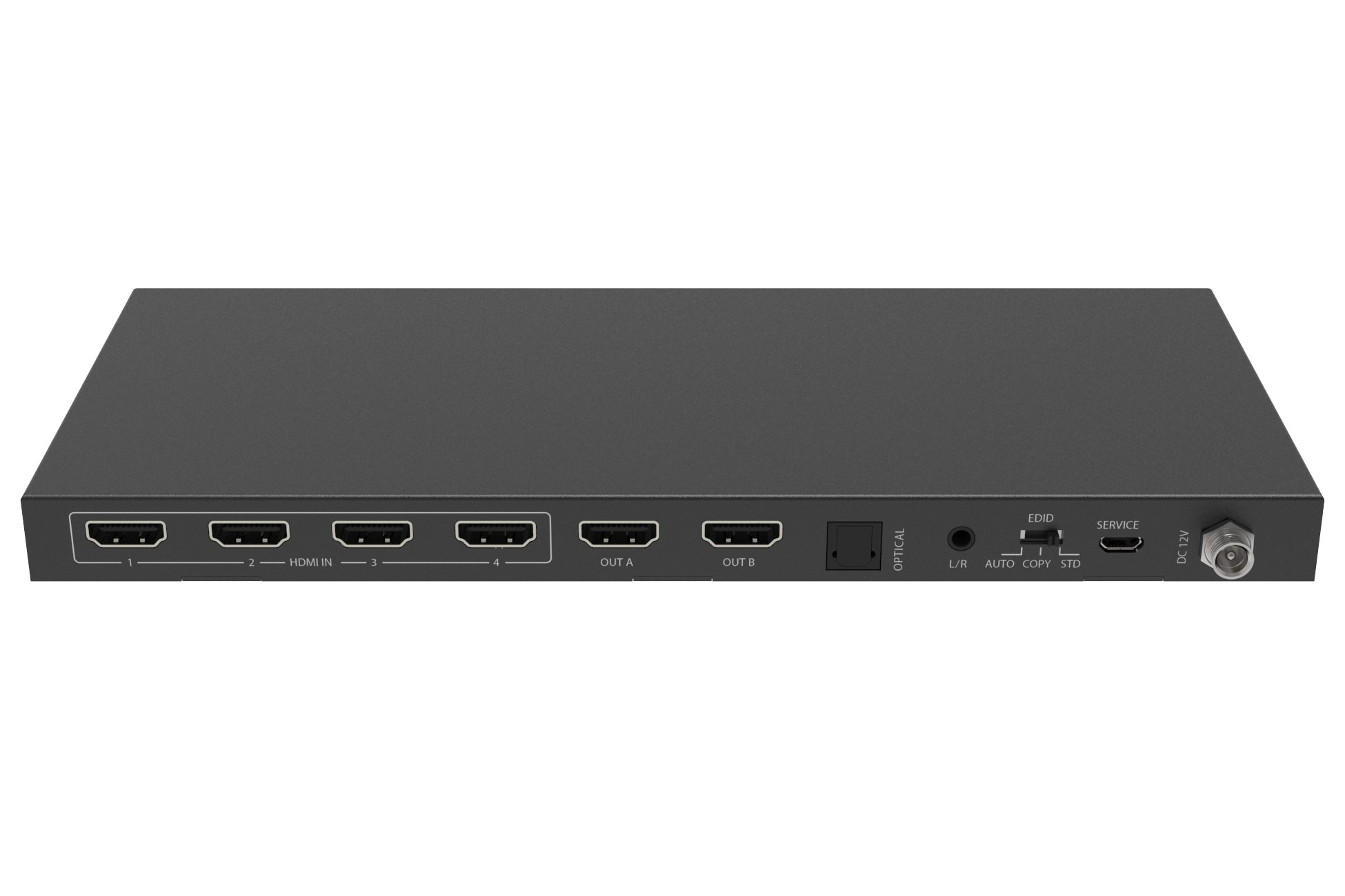 Matrix Switch HDMI 2.0 4x2 18Gbps 4k@60Hz con estrattore audio TECHLY - immagine 6