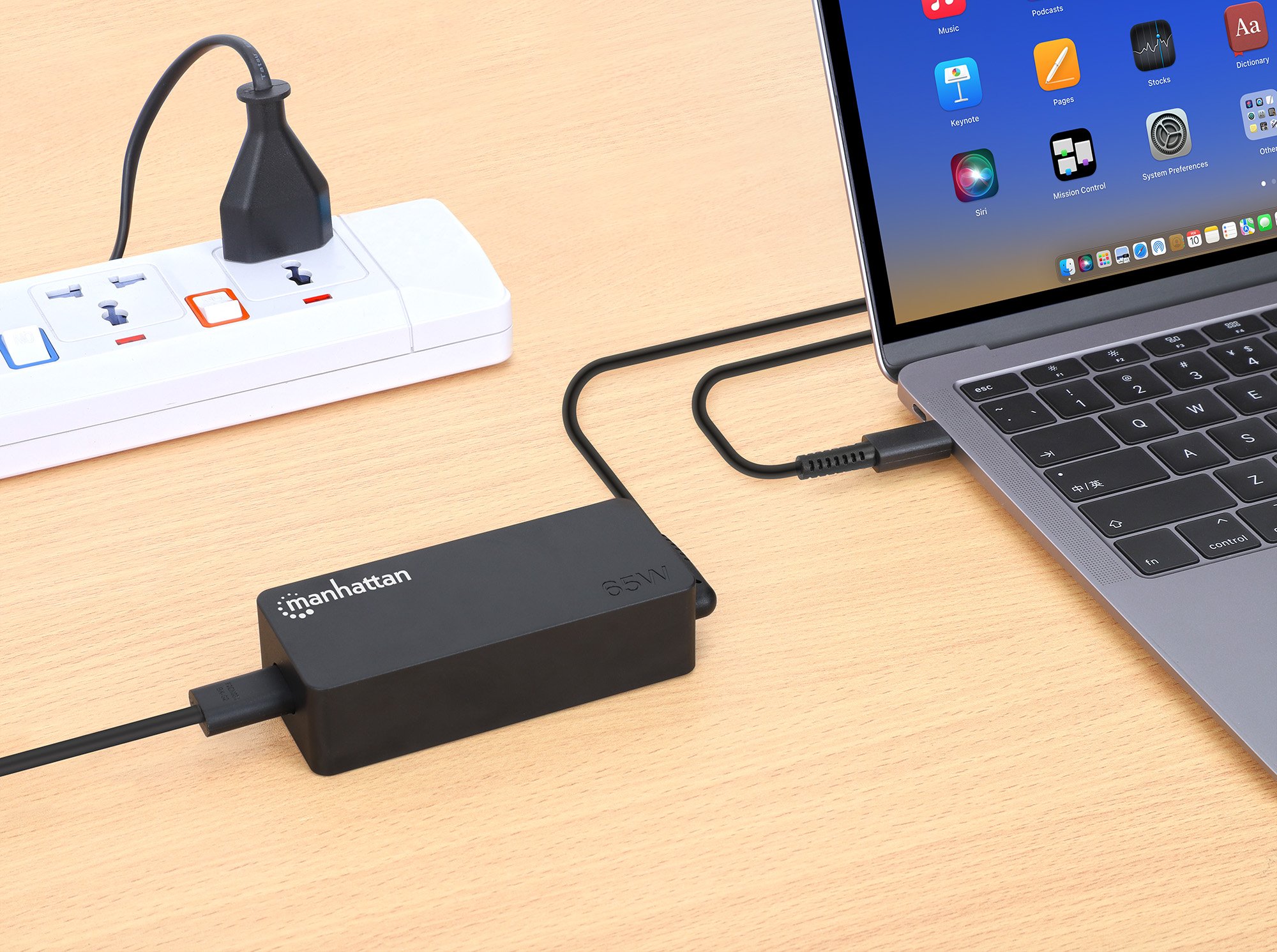 Caricatore USB-C™ Power Delivery per laptop 65W MANHATTAN - immagine 8