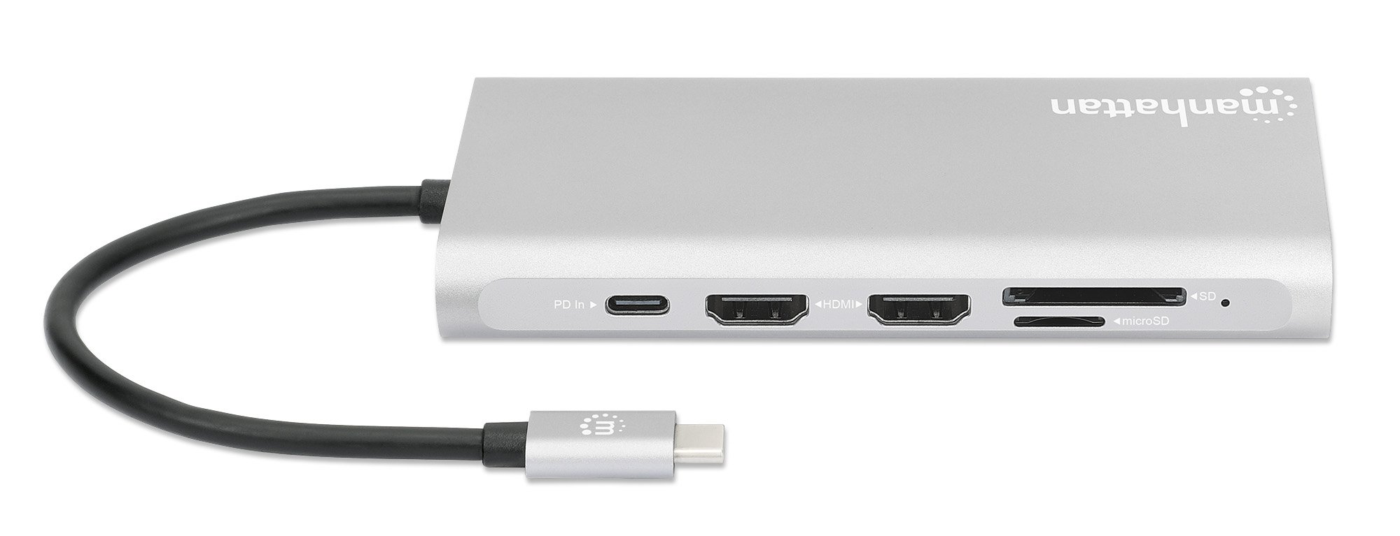 Docking Station USB-C™ PD 12-in-1 5 Porte USB SD e MicroSD HDMI con MST 4K MANHATTAN - immagine 7