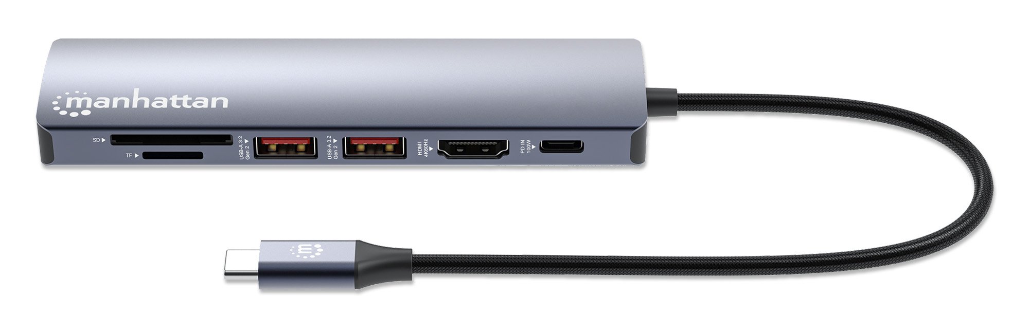 Docking Station USB-C™ PD 7-in-1 4K Hub Multiporta MANHATTAN - immagine 7
