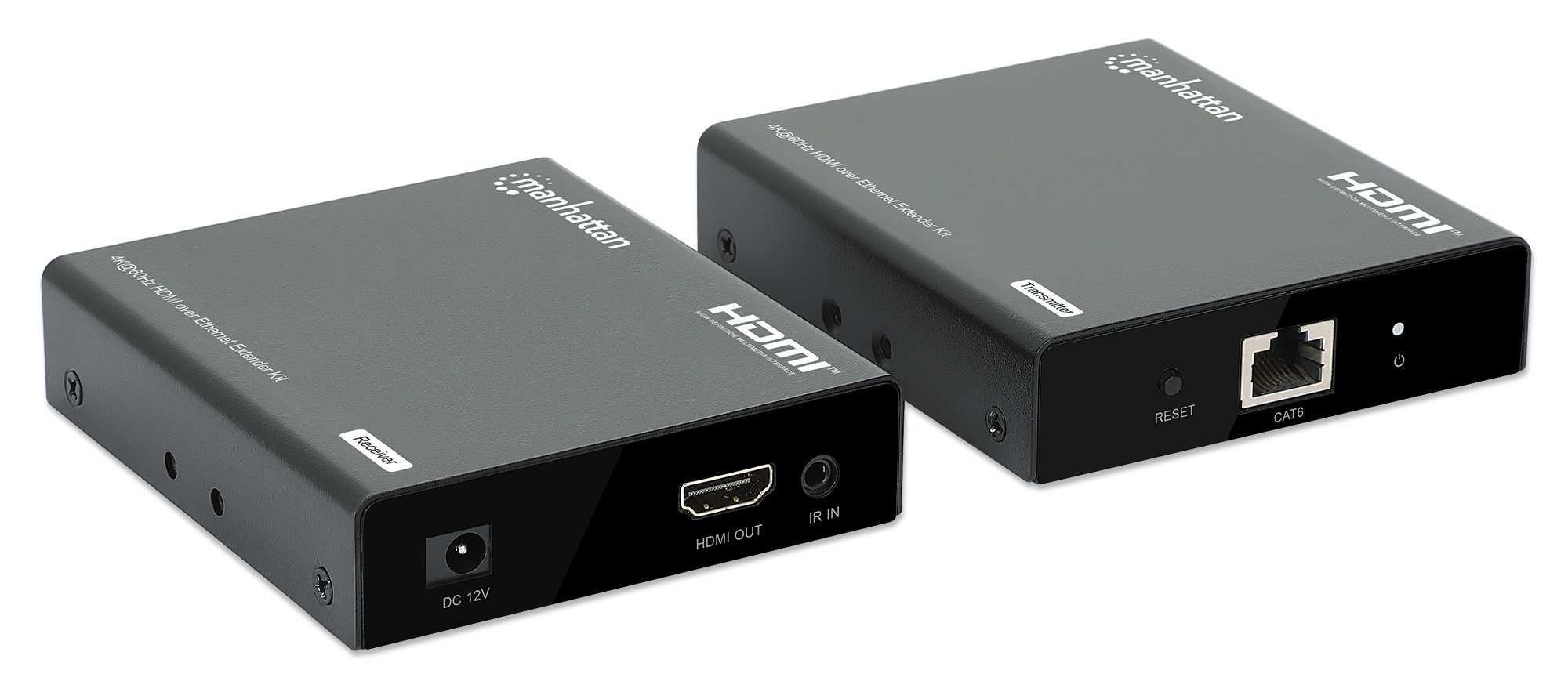 Kit Extender HDMI Over Ethernet 4K@60Hz MANHATTAN - immagine 7