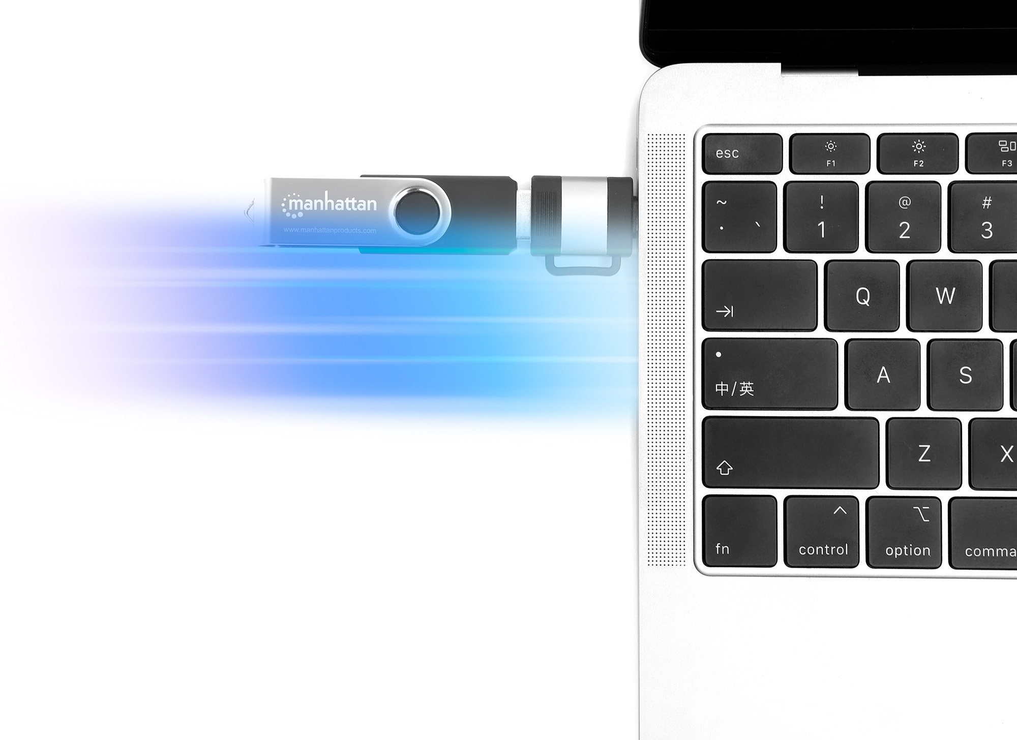 Set 2 Adattatori USB-C™ a USB-A & USB-A a USB-C™ MANHATTAN - immagine 7