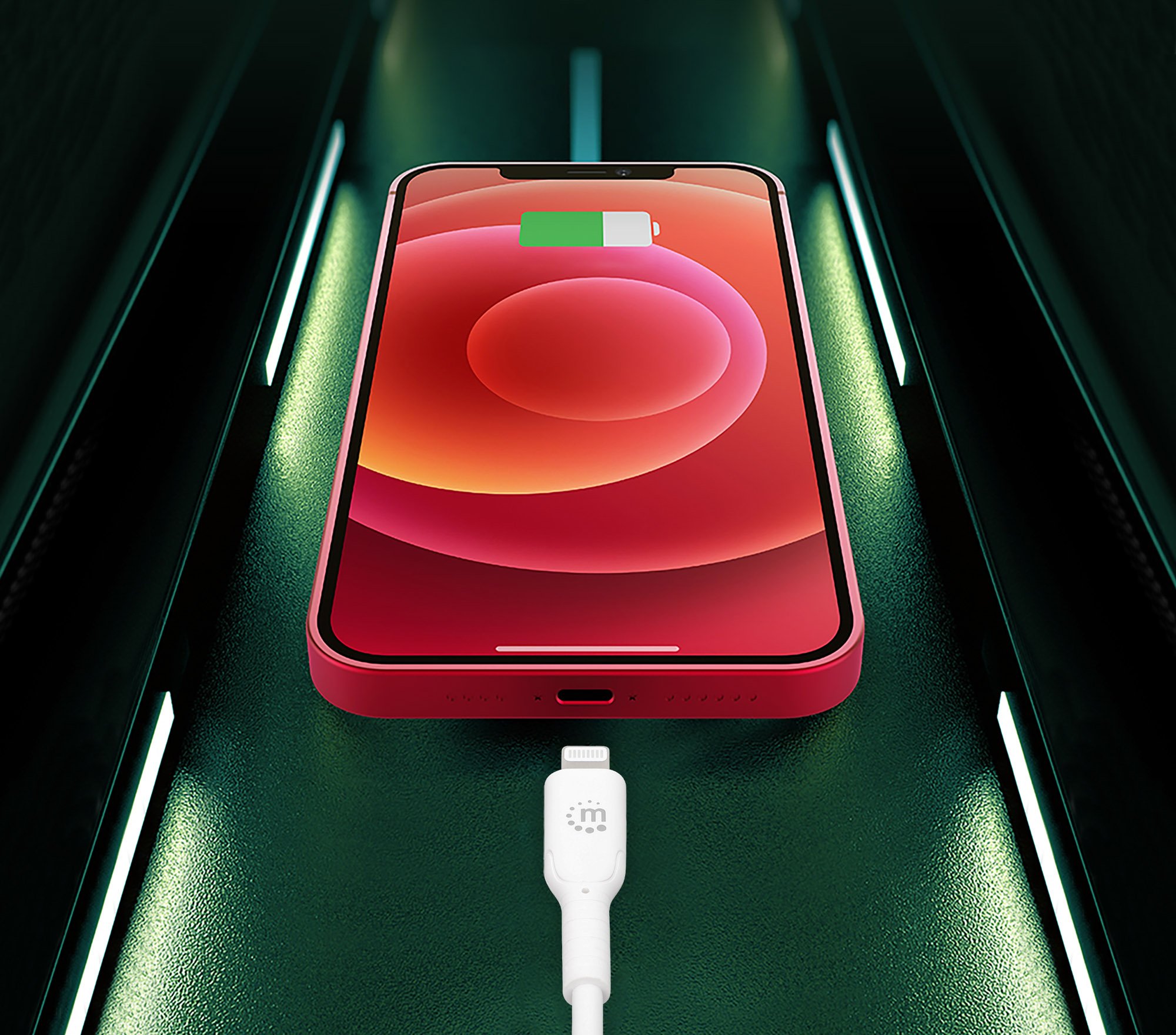 Cavo di Ricarica e Sincronizzazione USB-C™ a Lightning® 2m Bianco MANHATTAN - immagine 7