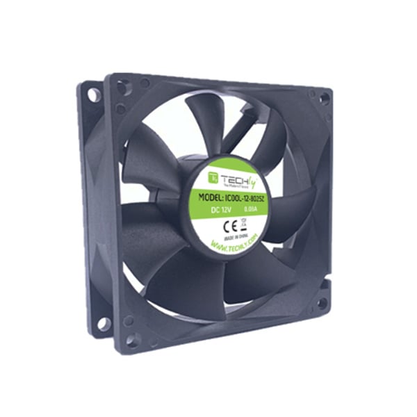 Ventola per PC 80x80x25 12V TECHLY - immagine 5