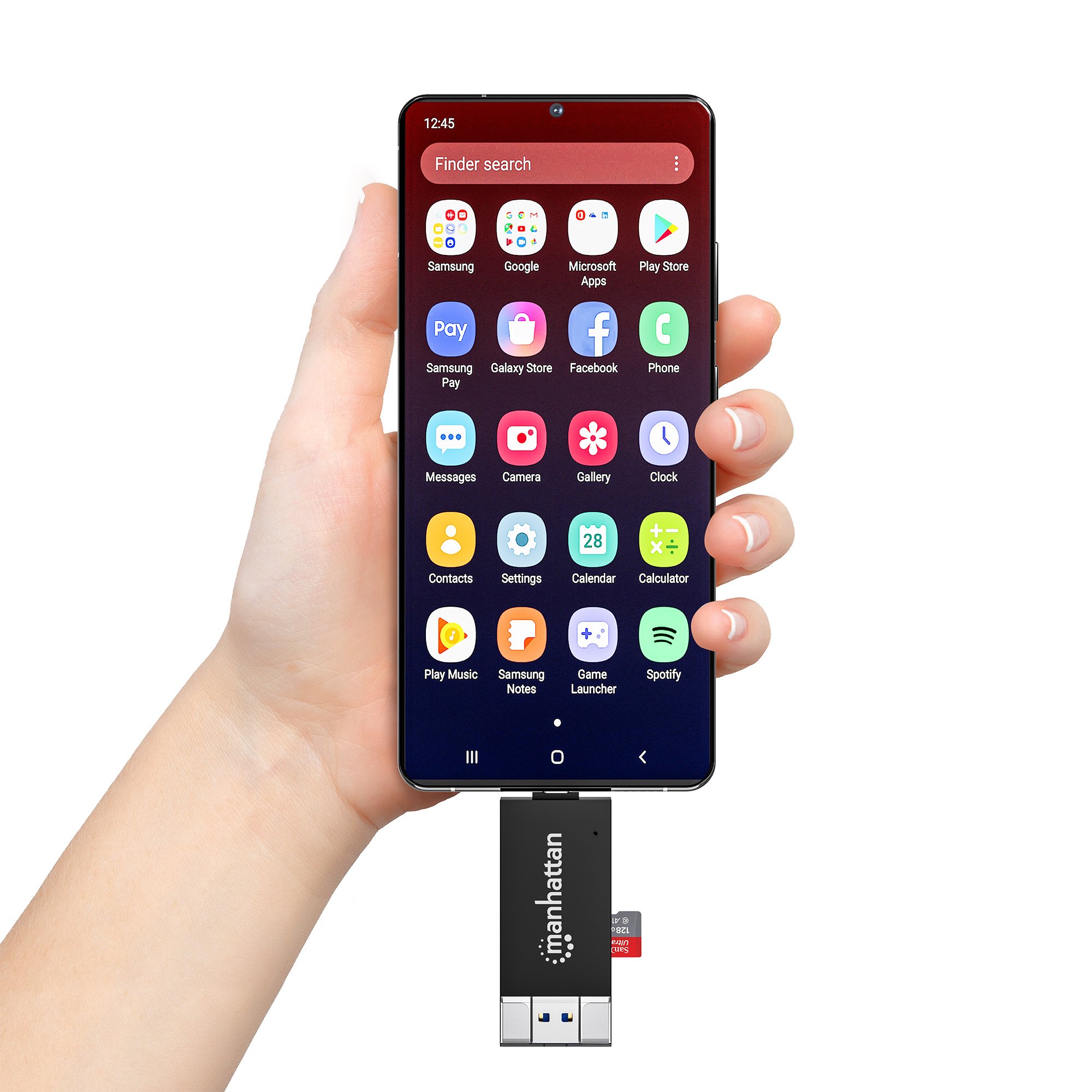 Lettore/Scrittore USB 3.0 Combo USB-C™/USB-A Multi-Schede MANHATTAN - immagine 8