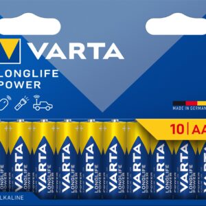 Confezione 10 Batterie Varta Longlife Power Stilo AA VARTA