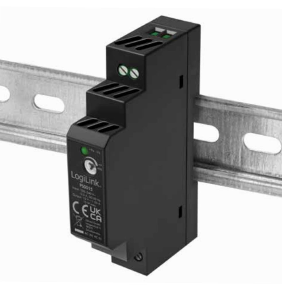 Alimentatore su Guida DIN 12V 1,25A 15W LOGILINK