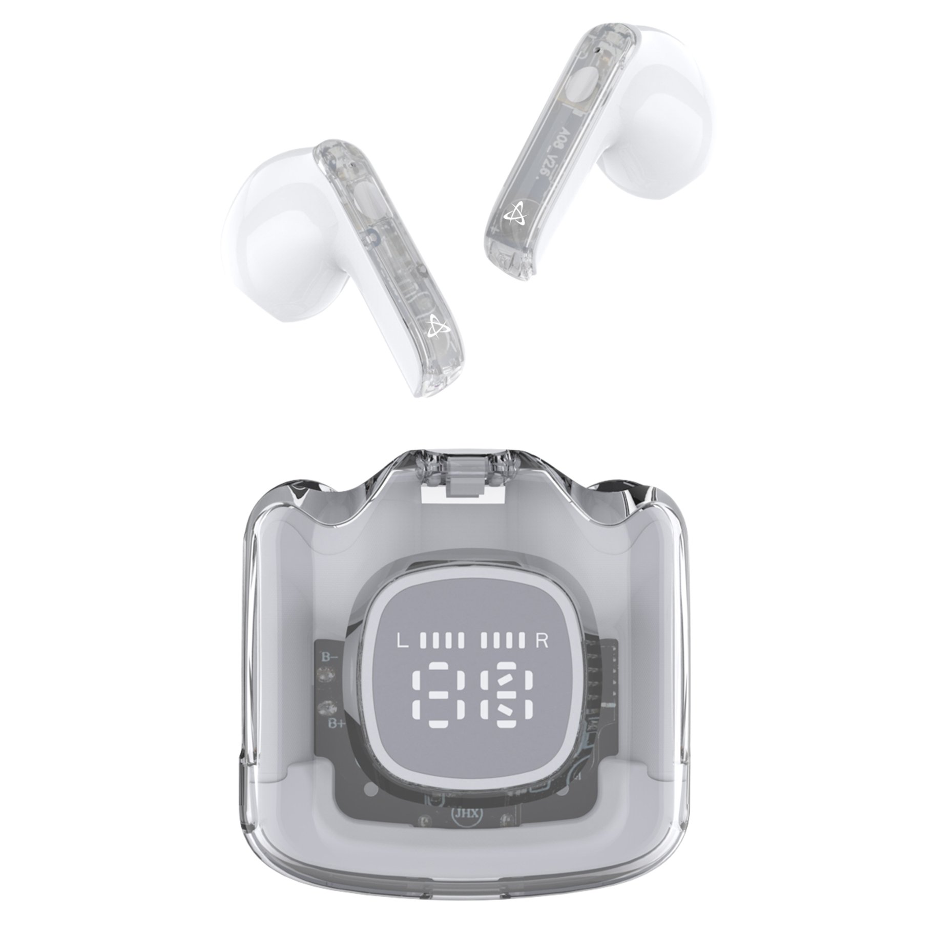 Cuffie Auricolari Bluetooth con Microfono EB-TWS148 Bianco SBOX