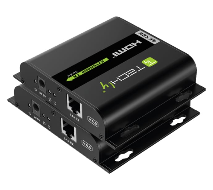Ricevitore Aggiuntivo per Extender HDMI over IP IR 4K UHD su Cavo Cat.6 fino a 120m TECHLY - immagine 8