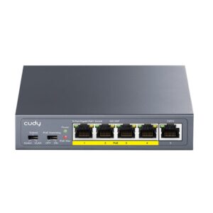Switch Gigabit PoE+ a 5 porte, GS105P CUDY