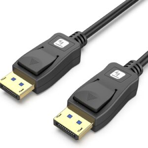 Cavo Audio/Video DisplayPort 2.1 M/M 10K 1m Nero TECHLY