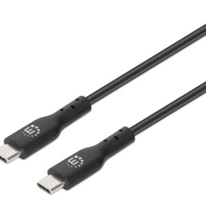 Cavo USB-C&trade; Maschio/Maschio USB 2.0 2m Nero MANHATTAN