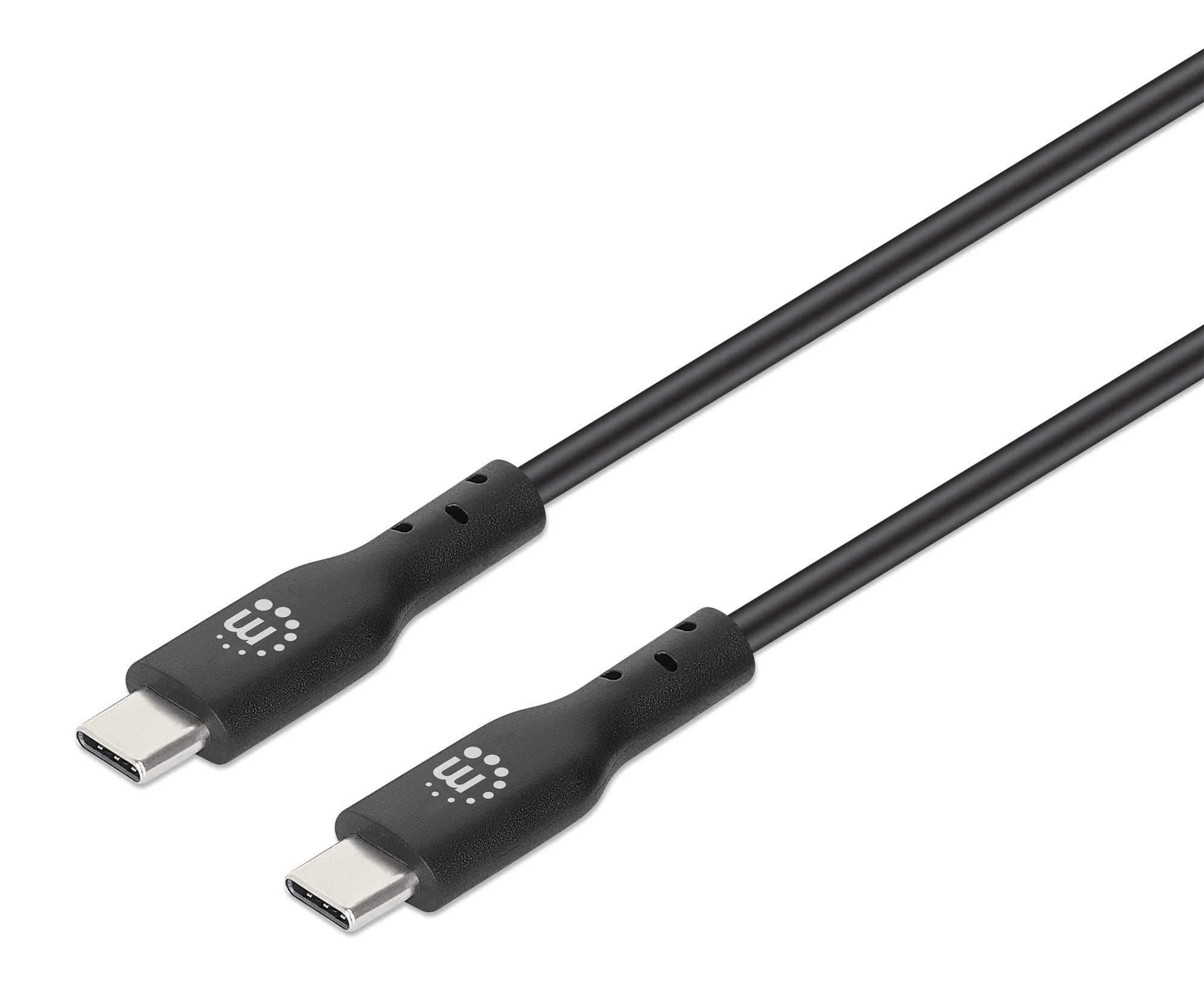 Cavo USB-C™ Maschio/Maschio USB 2.0 2m Nero MANHATTAN