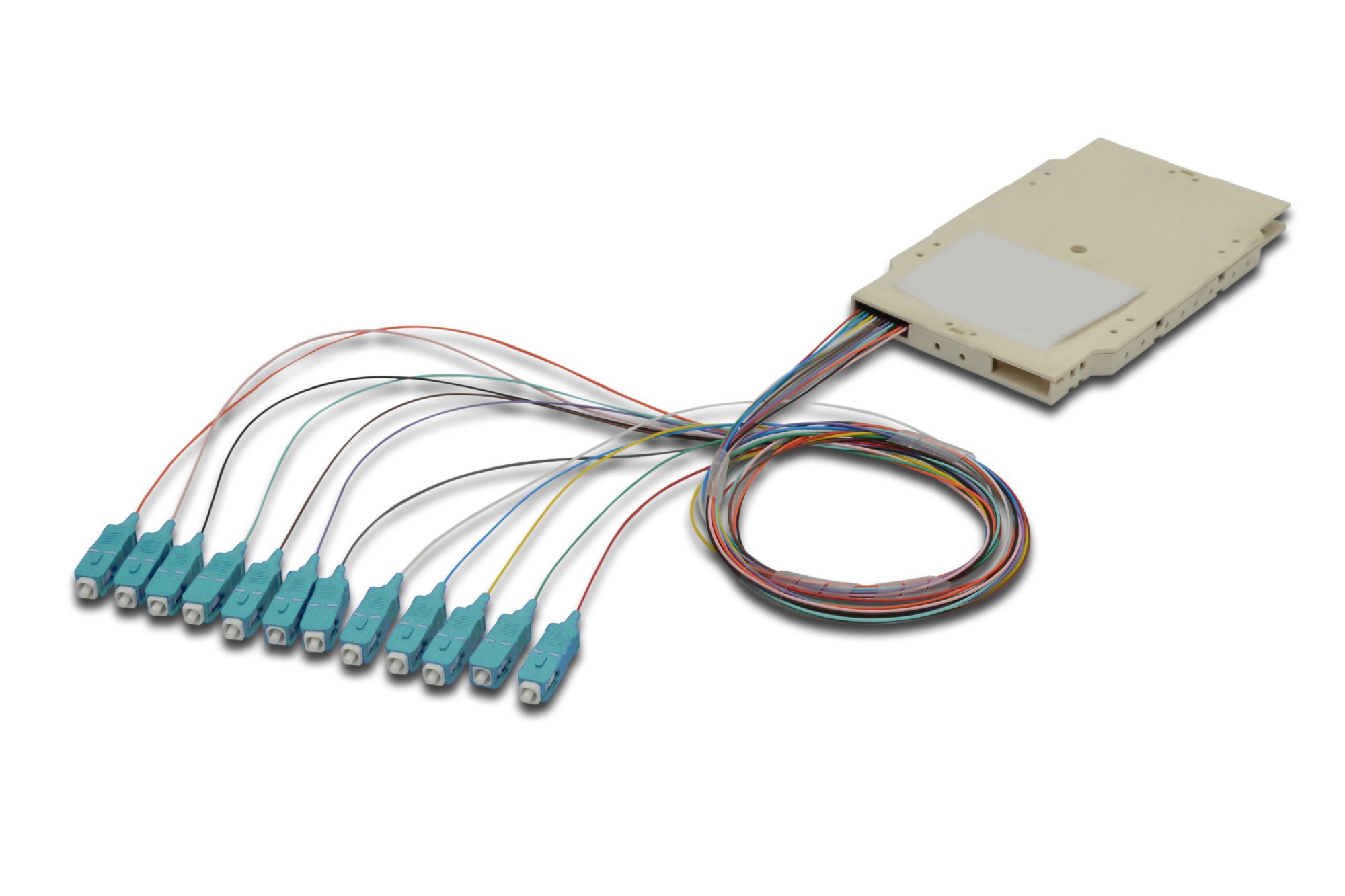 Cassetta di Giunzione Attrezzata con 12 Pigtail Fibra Multimodale OM3 SC 50/125 2m OEM