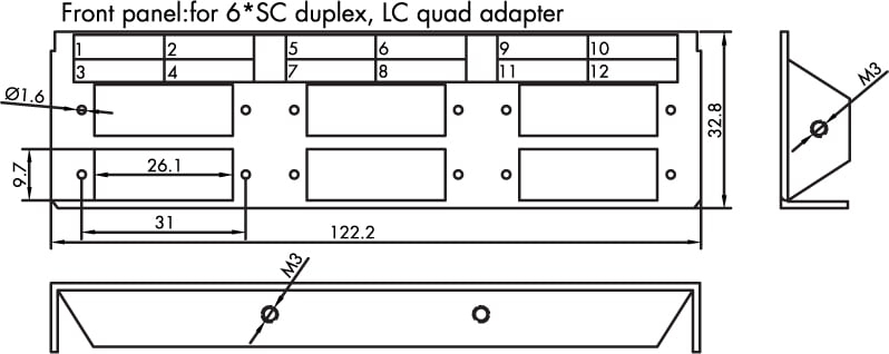Scatola di Giunzione per Guida DIN per Connettori in Fibra Ottica LC o SC LOGILINK - immagine 8