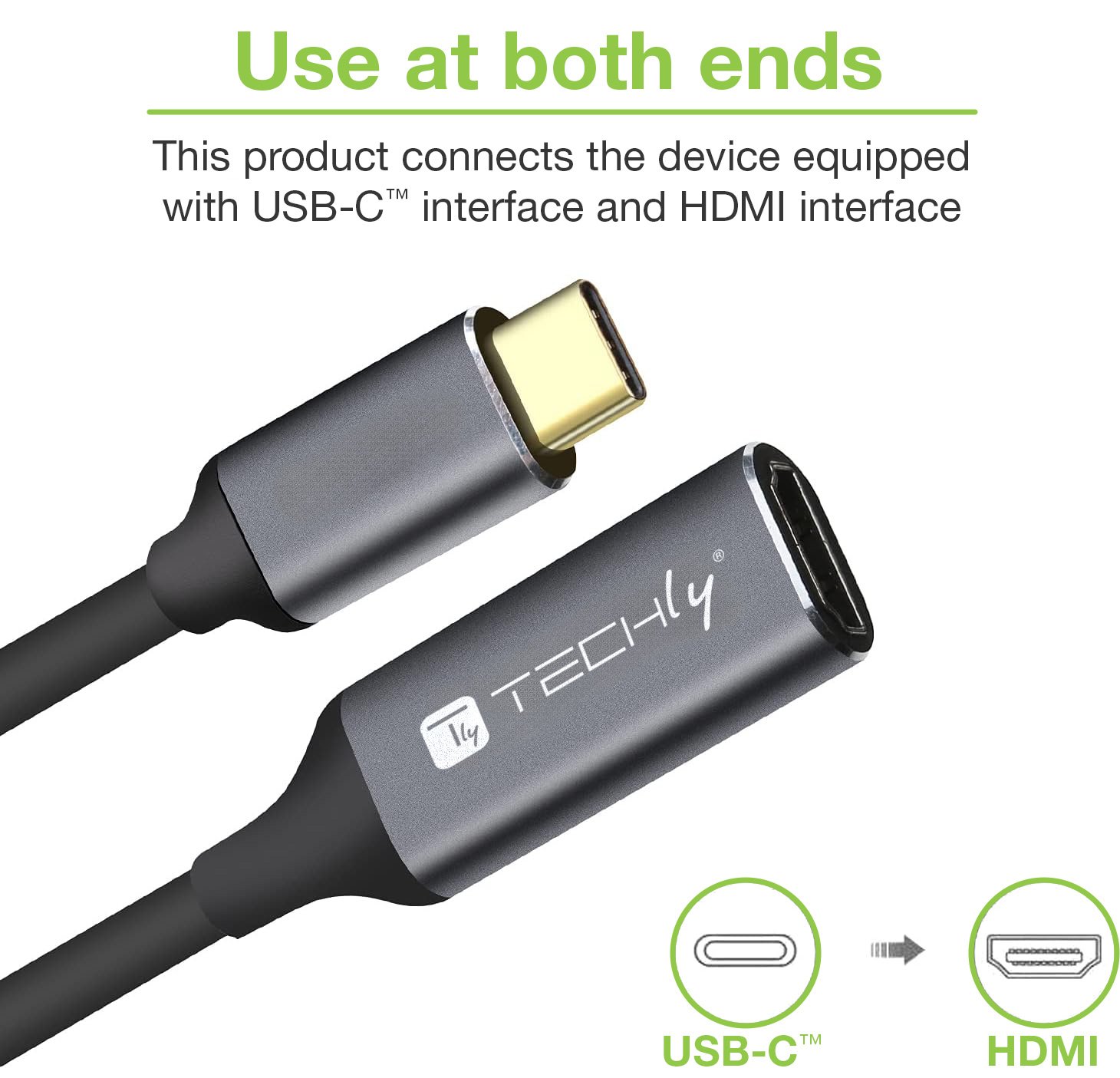 Video Grabber HDMI 4K@30Hz a USB-C™ 3.2 TECHLY - immagine 8