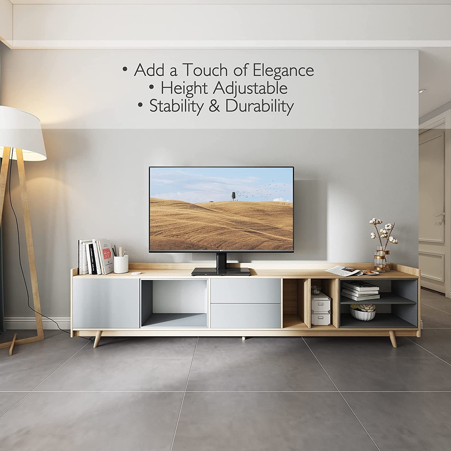 Supporto Universale da Tavolo per TV da 32'' a 65'' TECHLY - immagine 8