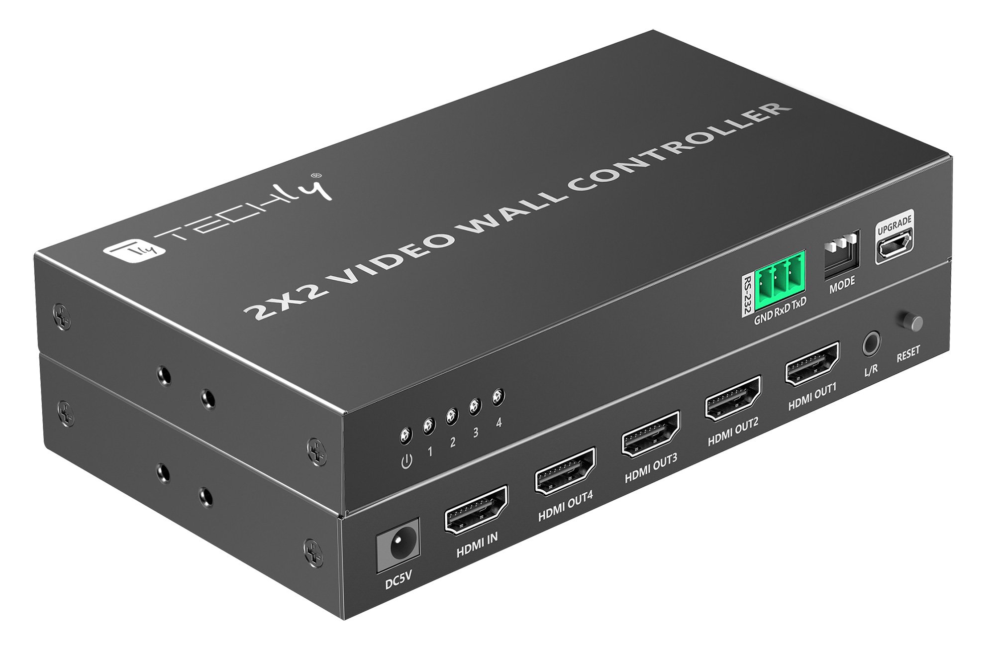 Controller per Video Wall 2x2 HDMI 4 Canali TECHLY - immagine 8