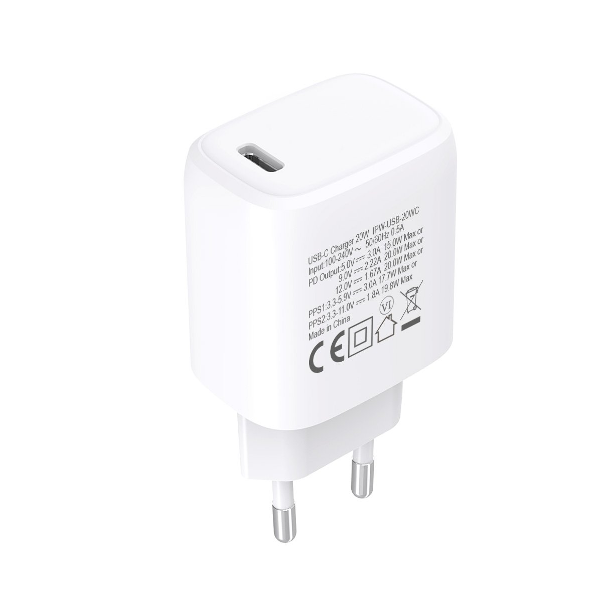 Caricatore Alimentatore GaN USB-C™ da Muro 20W TECHLY - immagine 9