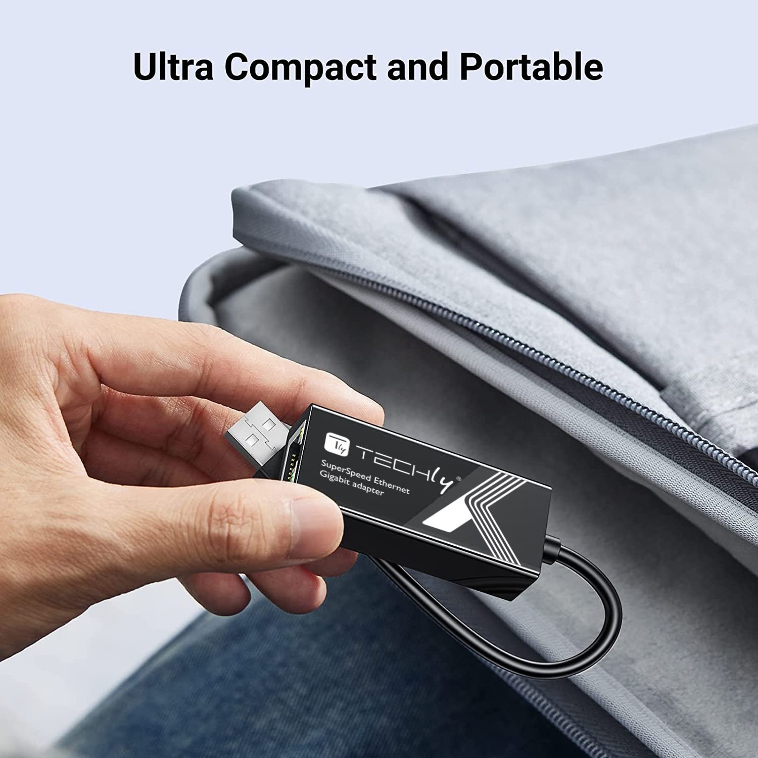 Adattatore di Rete Gigabit USB tipo A SuperSpeed TECHLY - immagine 7