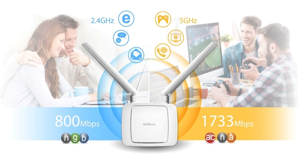 Extender Wi-Fi Dual Band AC2600 per Roaming Domestico, RE23S EDIMAX - immagine 7