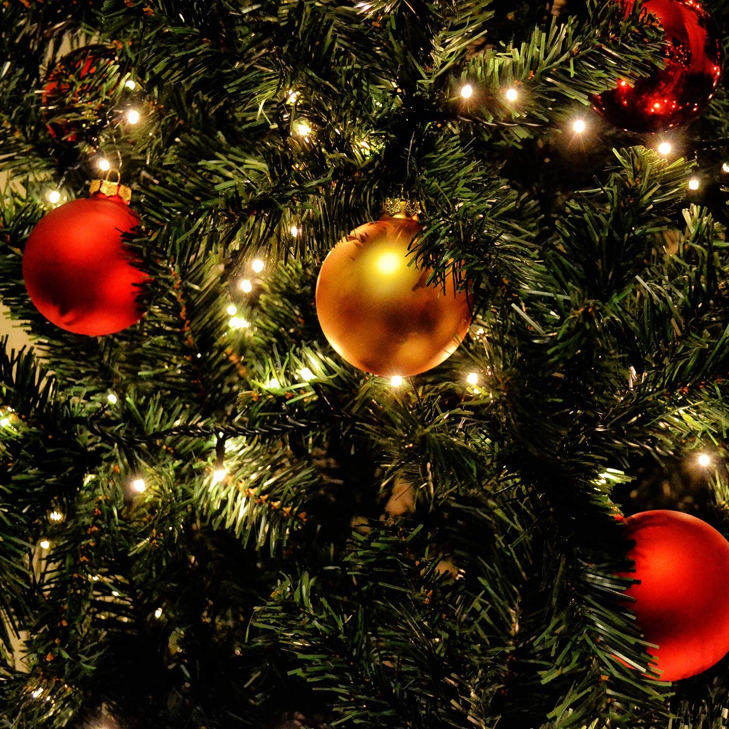 Catena Luminosa 200 Luci LED IP44 Bianco Caldo per Albero con Anello GOOBAY - immagine 8