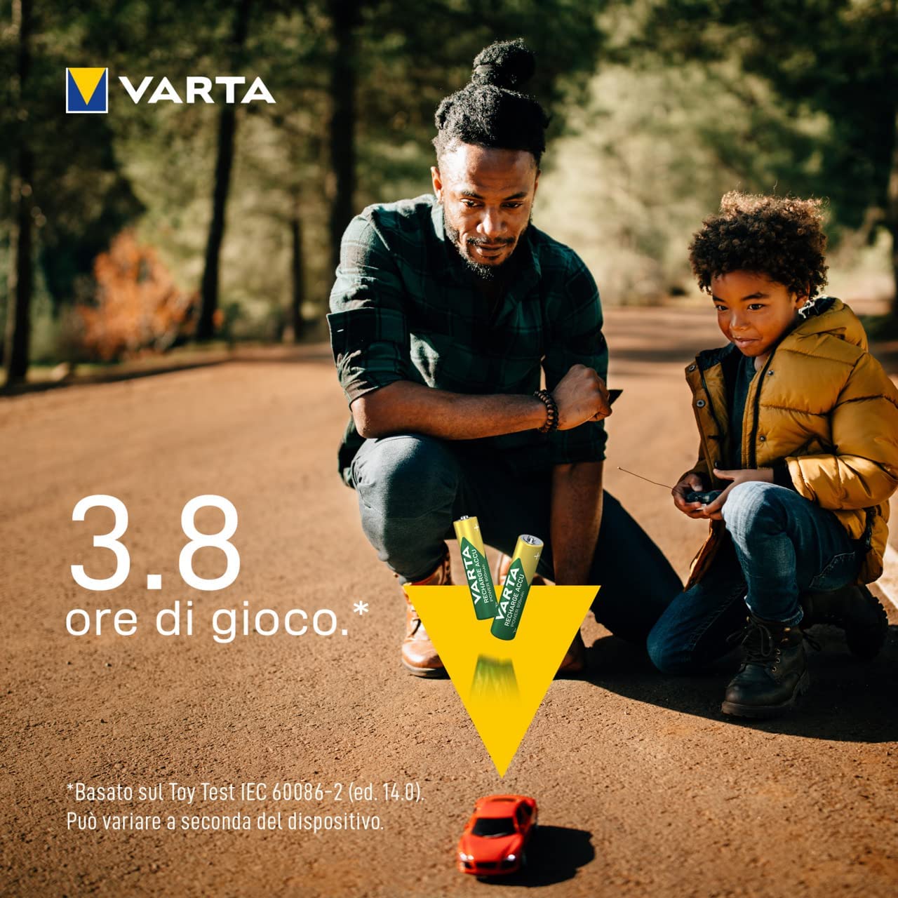 Blister 4 Batterie Ricaricabili Mini Stilo AAA 800 mAh VARTA - immagine 8