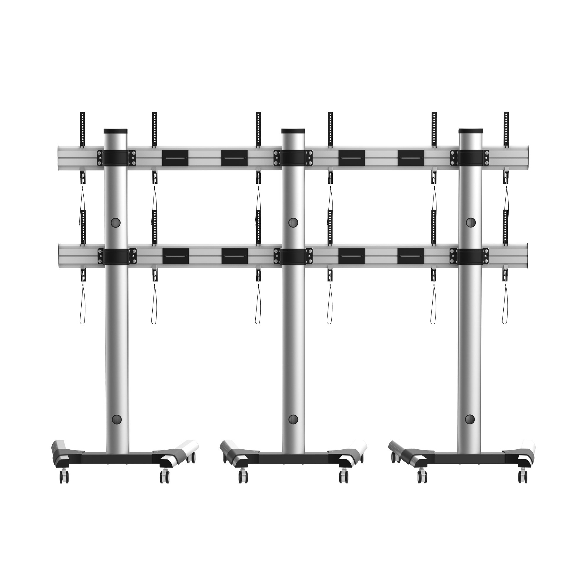 Supporto a Pavimento per 6 TV LCD/LED 22-55'' per Video Wall TECHLY - immagine 7