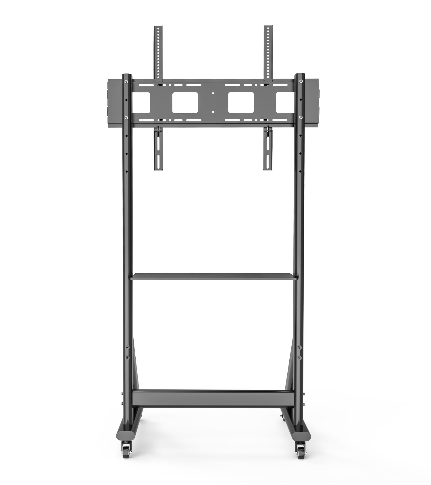 Supporto da Pavimento TV LCD/LED 55-100'' Altezza Regolabile con Mensola TECHLY - immagine 7