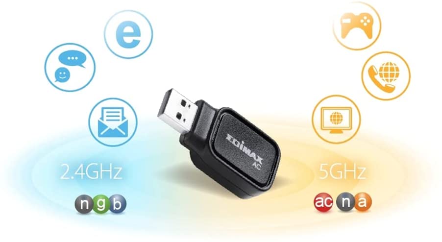 Adattatore USB AC600 Dual-Band Wi-Fi e Bluetooth 4.0, EW-7611UCB EDIMAX - immagine 7