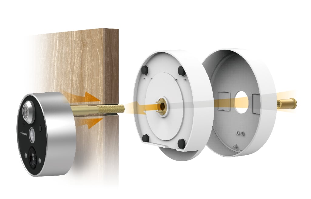 Telecamera per Spioncino Smart Wireless di Rete EDIMAX - immagine 8