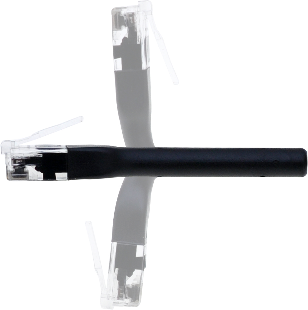 Cavo Slim Patch di Rete Pieghevole in Rame Cat.6A U/UTP 1m Bianco TECHLY PROFESSIONAL - immagine 8