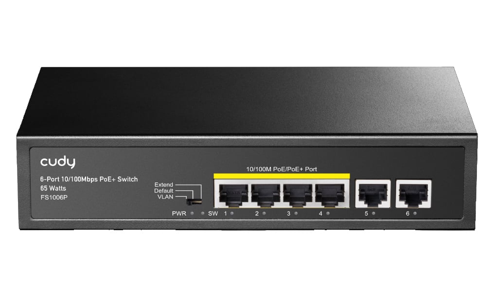 Switch PoE+ 6 Porte 10/100M 60W, FS1006P CUDY - immagine 8