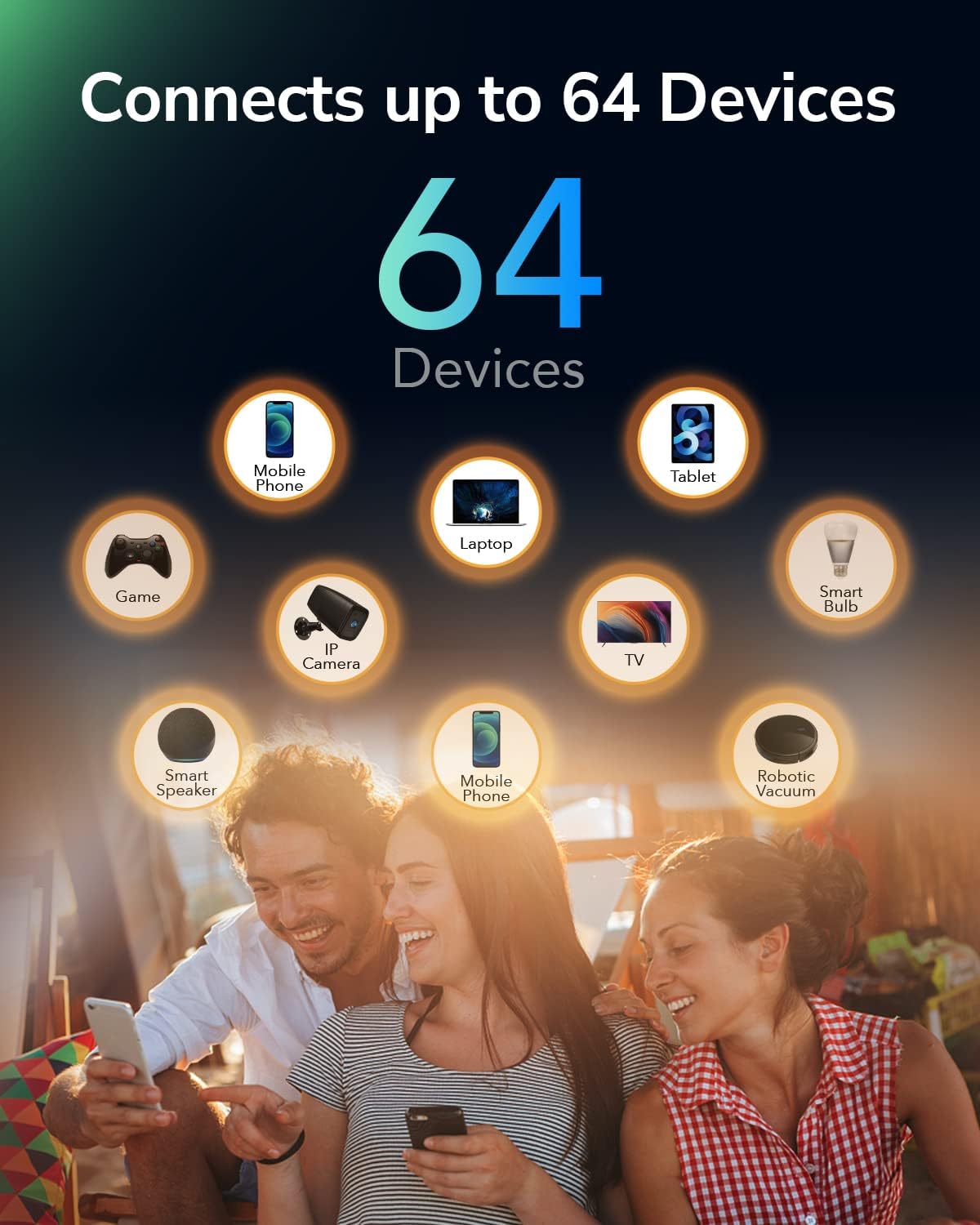 Router Wi-Fi Dual Band 4G LTE AC1200, LT500 CUDY - immagine 7