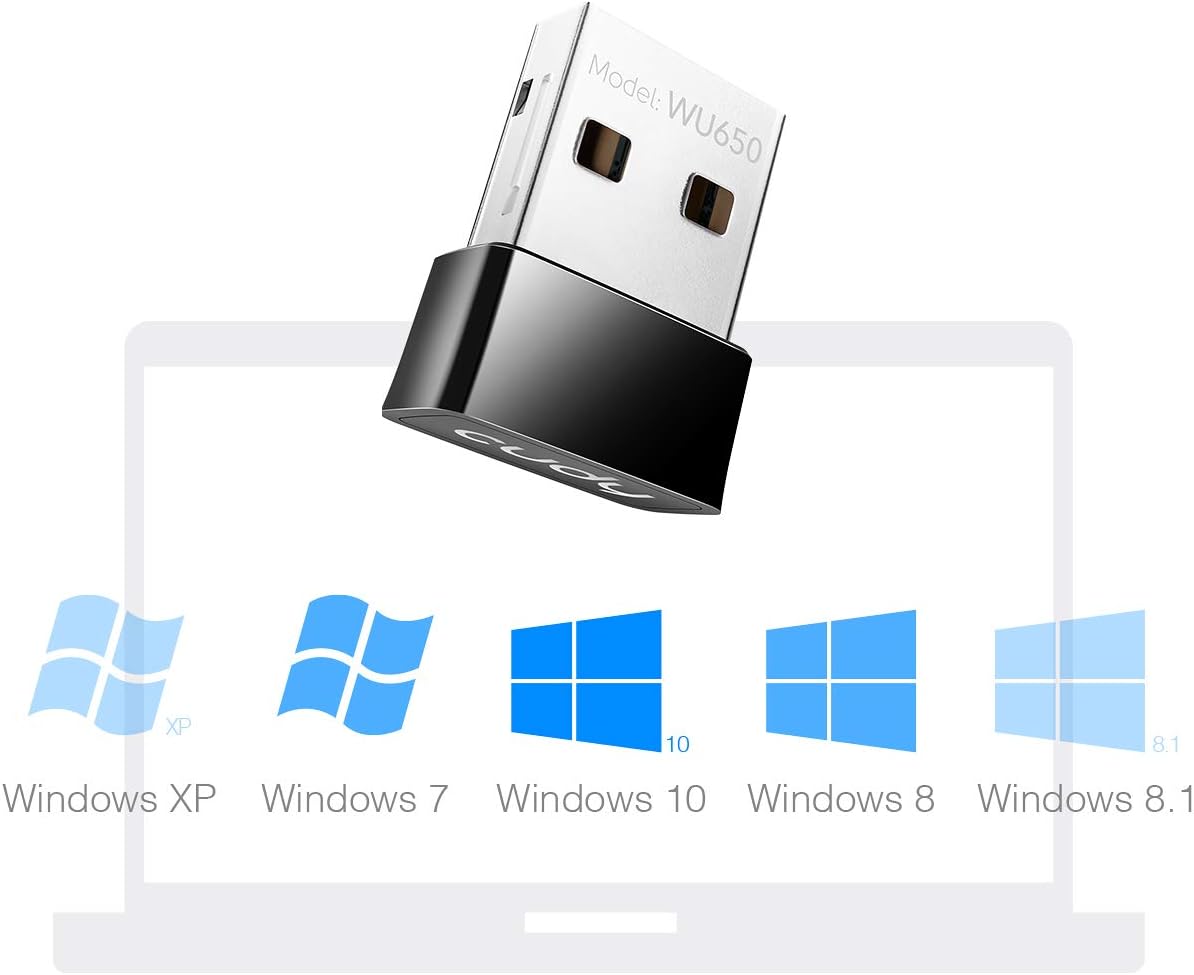 Nano Adattatore USB WiFi Dual Band 650Mbps per PC con Modalità SoftAP, WU650 CUDY - immagine 8