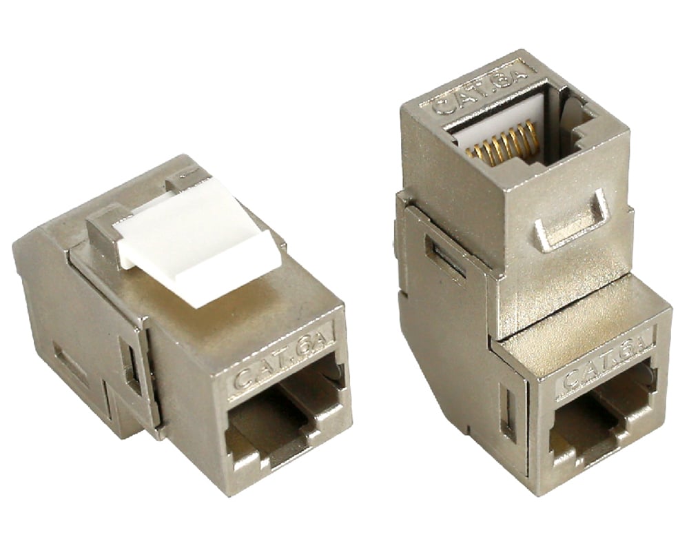 Accoppiatore RJ45 F/F 90° Cat.6A Schermato TECHLY PROFESSIONAL - immagine 7