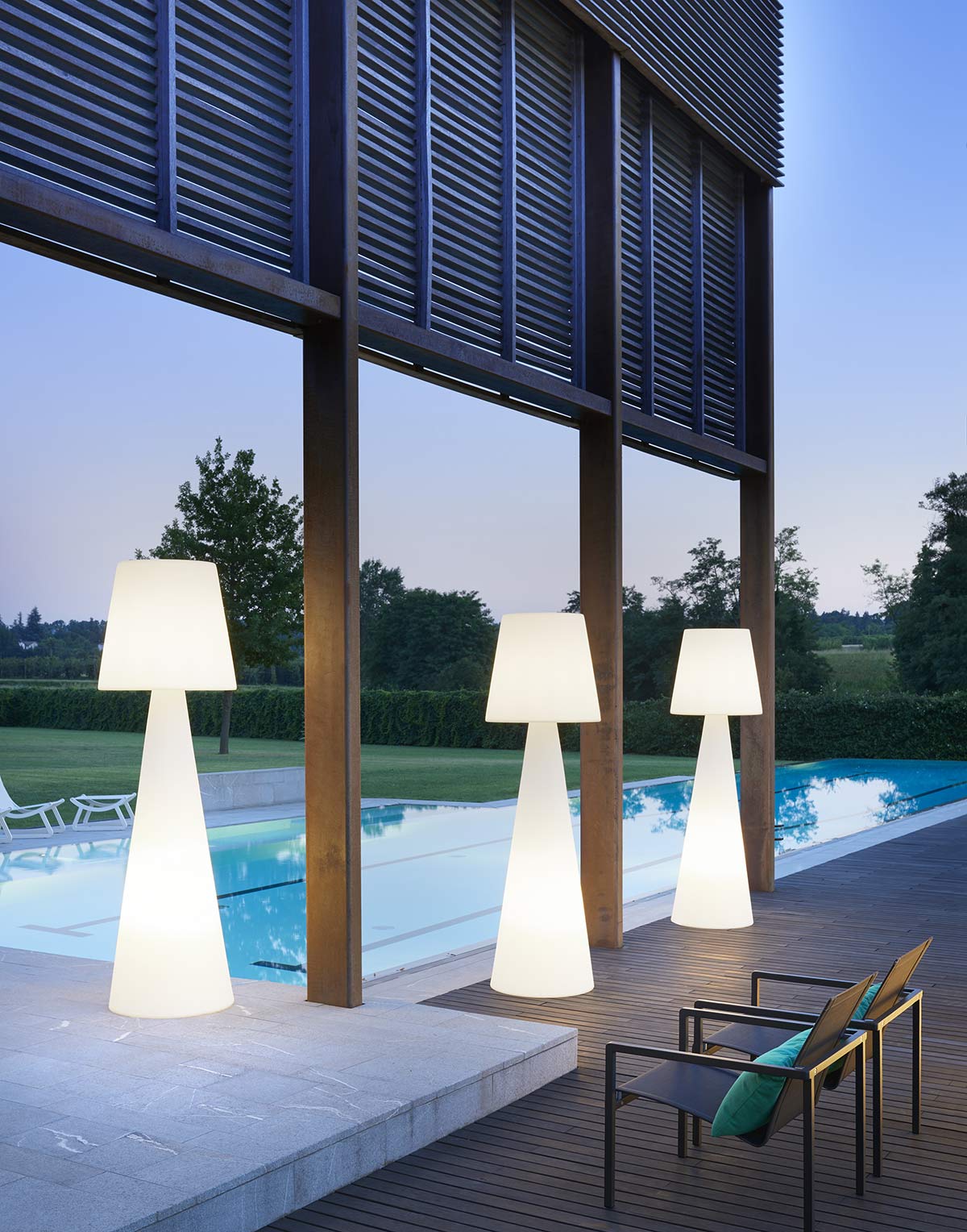 Lampada LED RGB da Pavimento Multicolor 16 Colori Regolazione Intensità IP66 TECHLY - immagine 8