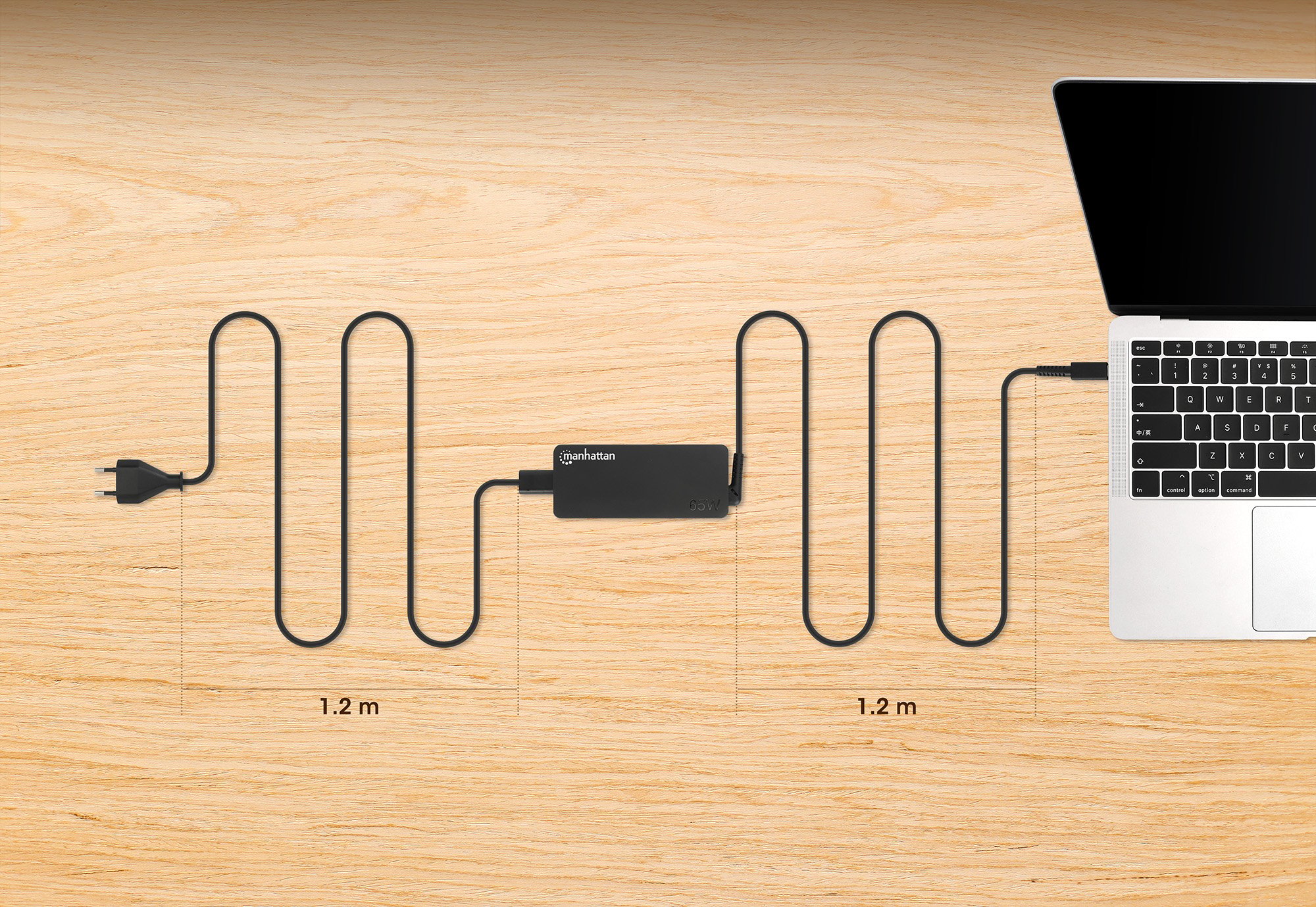 Caricatore USB-C™ Power Delivery per laptop 65W MANHATTAN - immagine 9