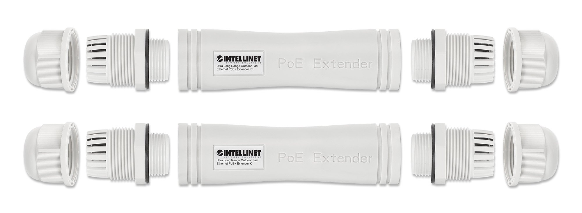 Kit di Estensione PoE+ Fast Ethernet per Esterni INTELLINET - immagine 8