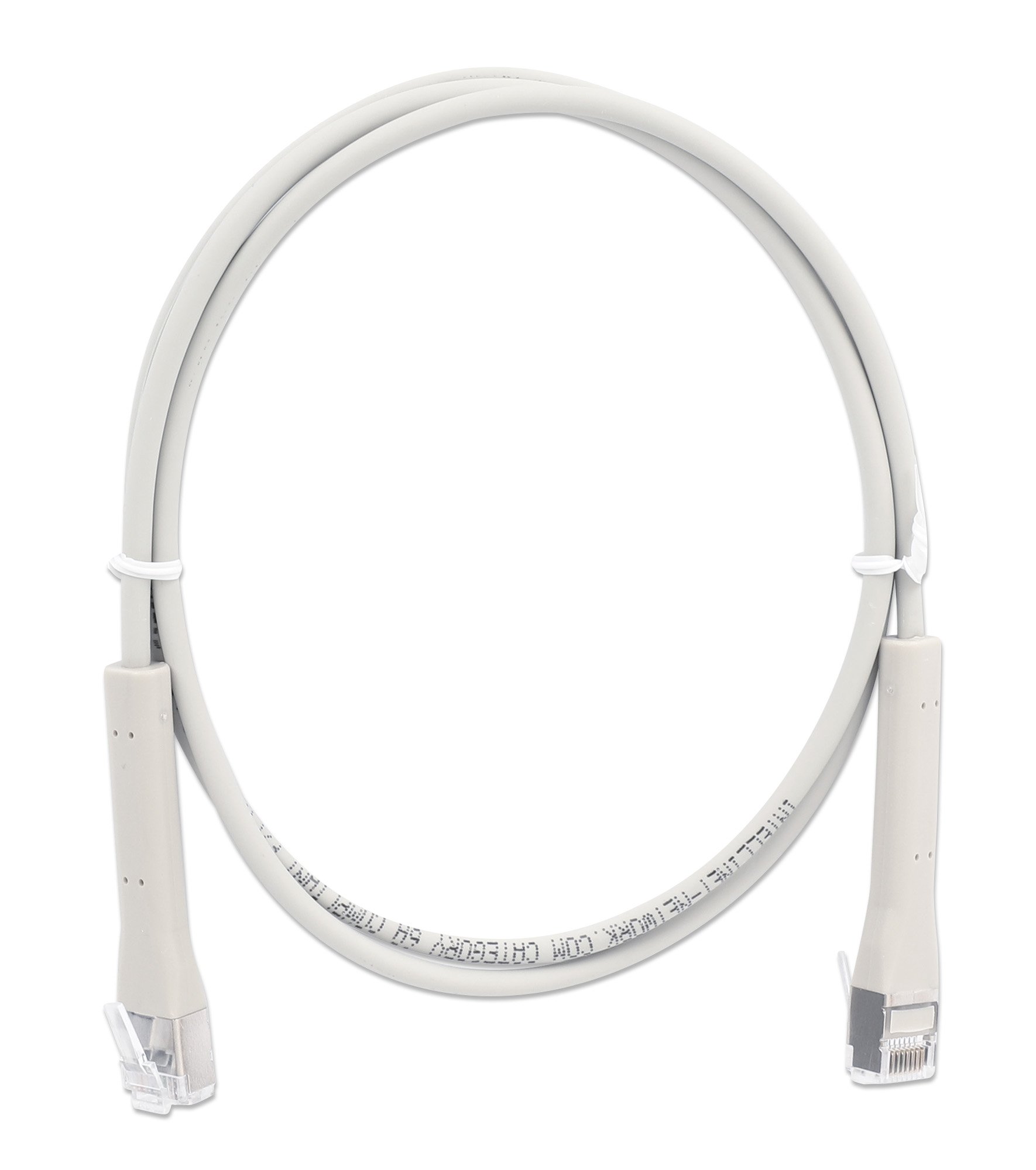Cavo di rete Patch in Rame Cat. 6A F/FTP Pieghevole FlexiBoot Slim Grigio 0,5 m INTELLINET - immagine 7