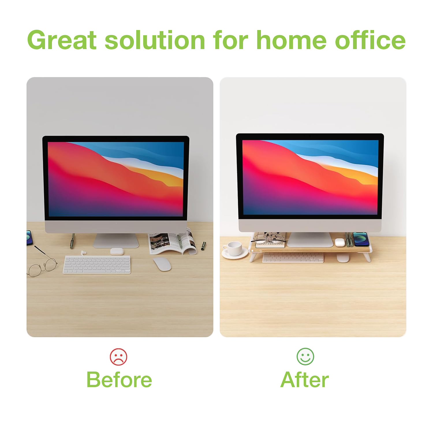 Supporto per Monitor Universale ed Ergonomico TECHLY - immagine 8