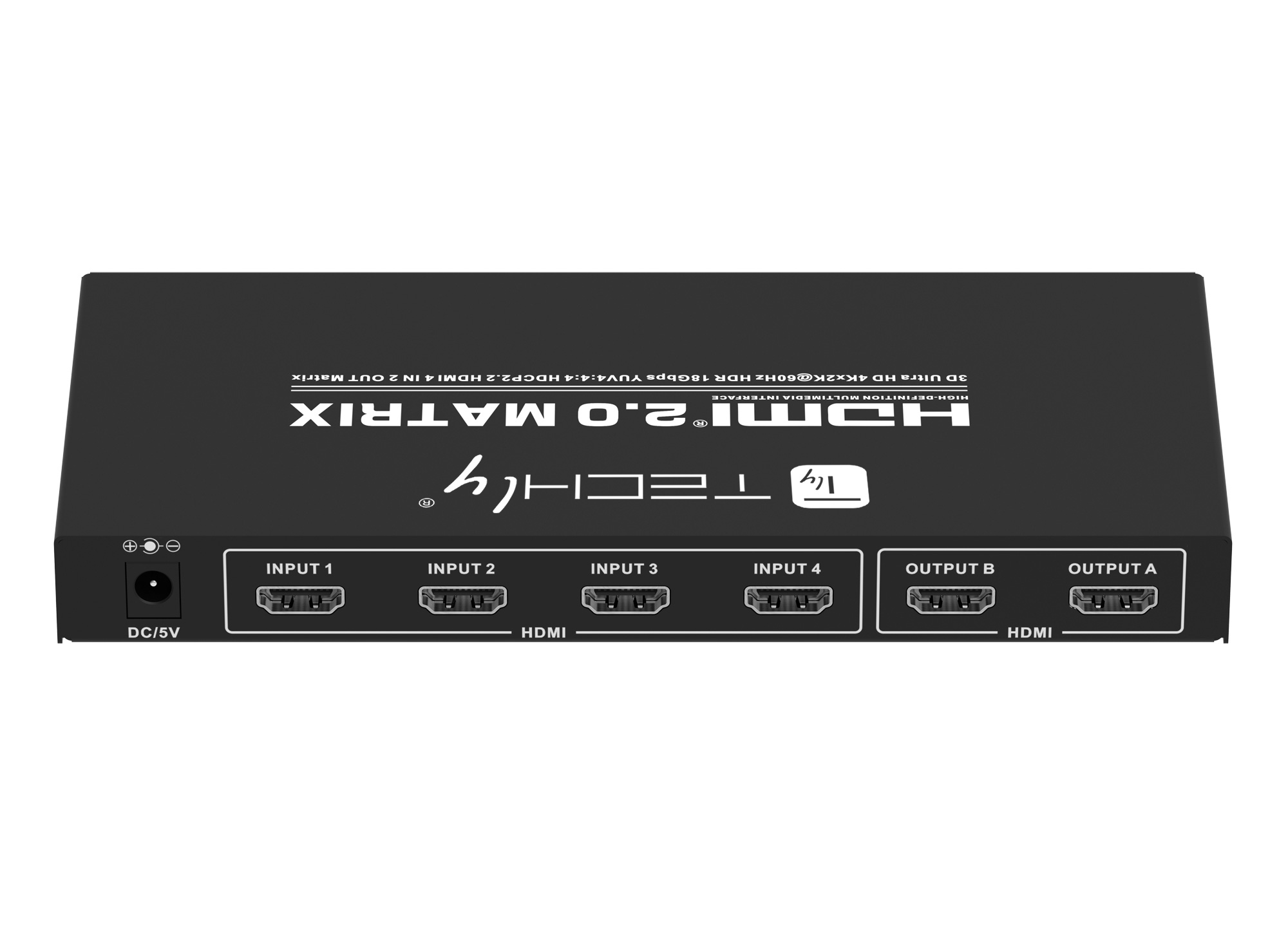 Switch Matrix HDMI 2.0 4x2 3D Ultra HD 4K HDCP HDR TECHLY - immagine 7