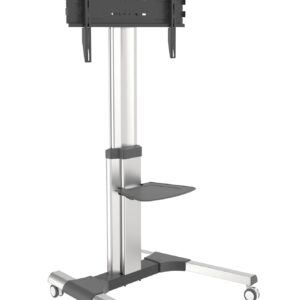 Supporto a Pavimento con una Mensola Trolley TV LCD/LED/Plasma 50-92'' TECHLY